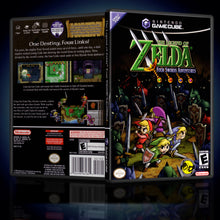 Load image into Gallery viewer, The Legend of Zelda Four Swords Adventure Single Disc Case GameCube Case Reproduction - KeeranSales
